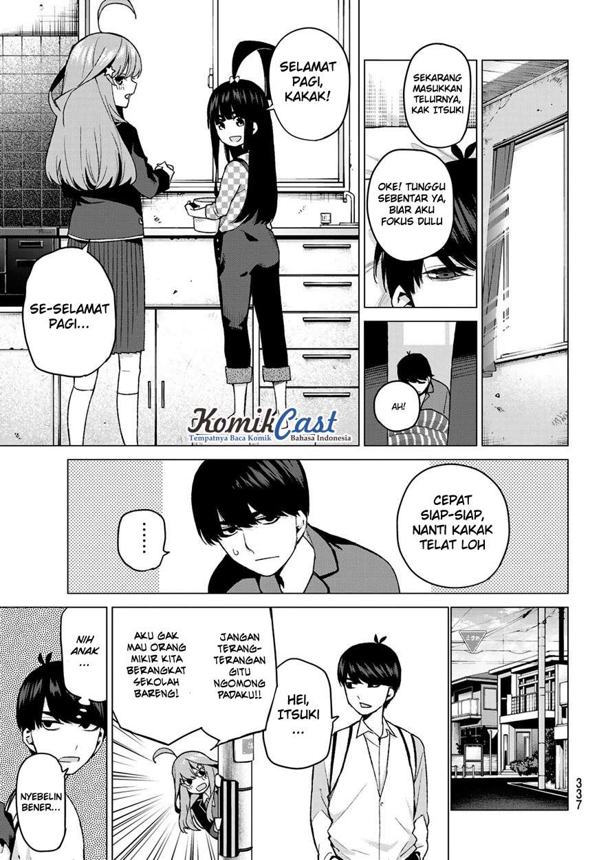 Go-toubun no Hanayome Chapter 41 - halaman 9