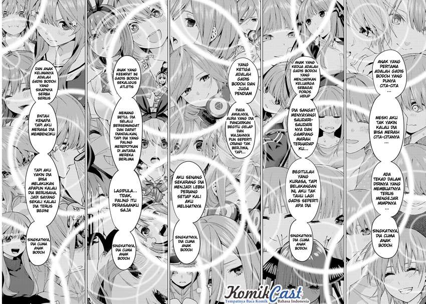 Go-toubun no Hanayome Chapter 42 - halaman 10