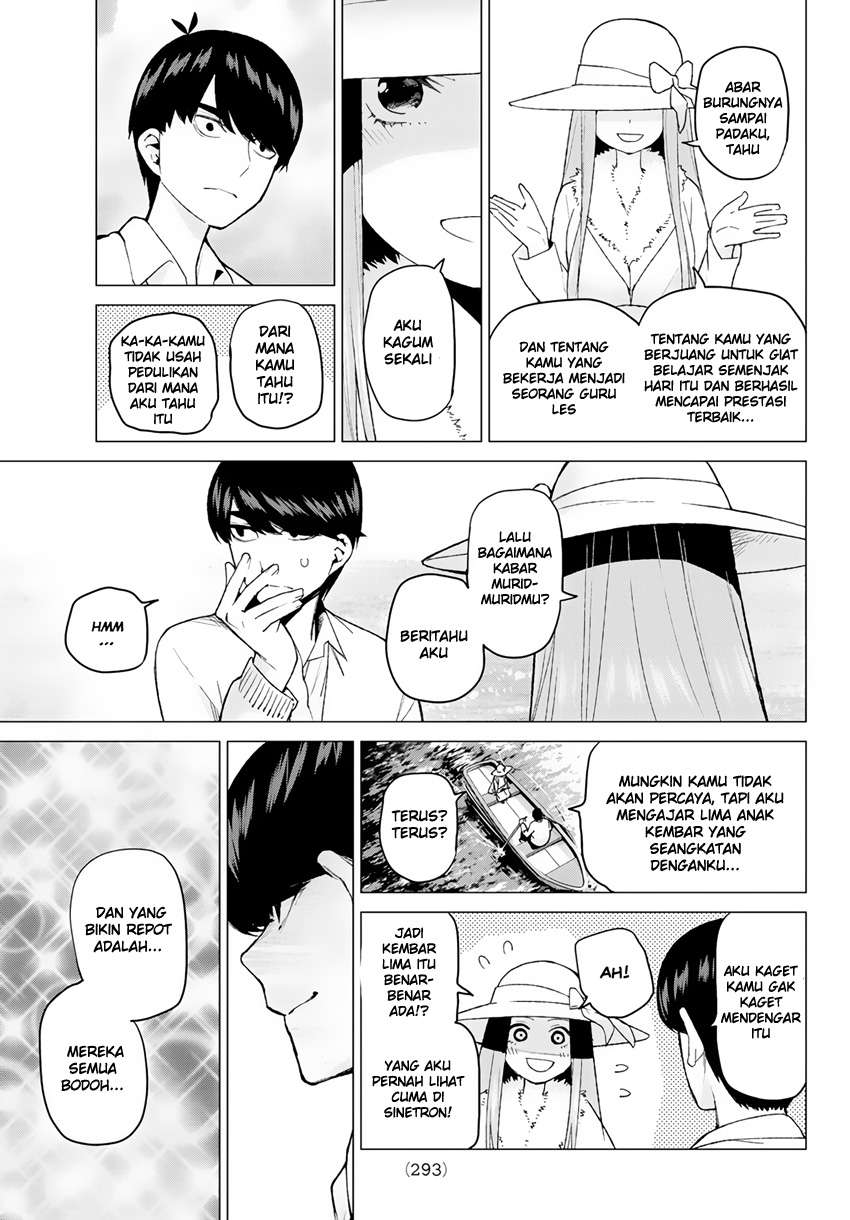Go-toubun no Hanayome Chapter 42 - halaman 9
