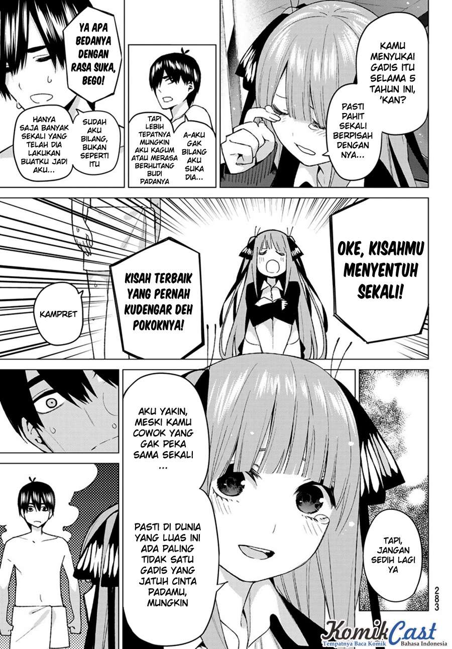 Go-toubun no Hanayome Chapter 43 - halaman 10