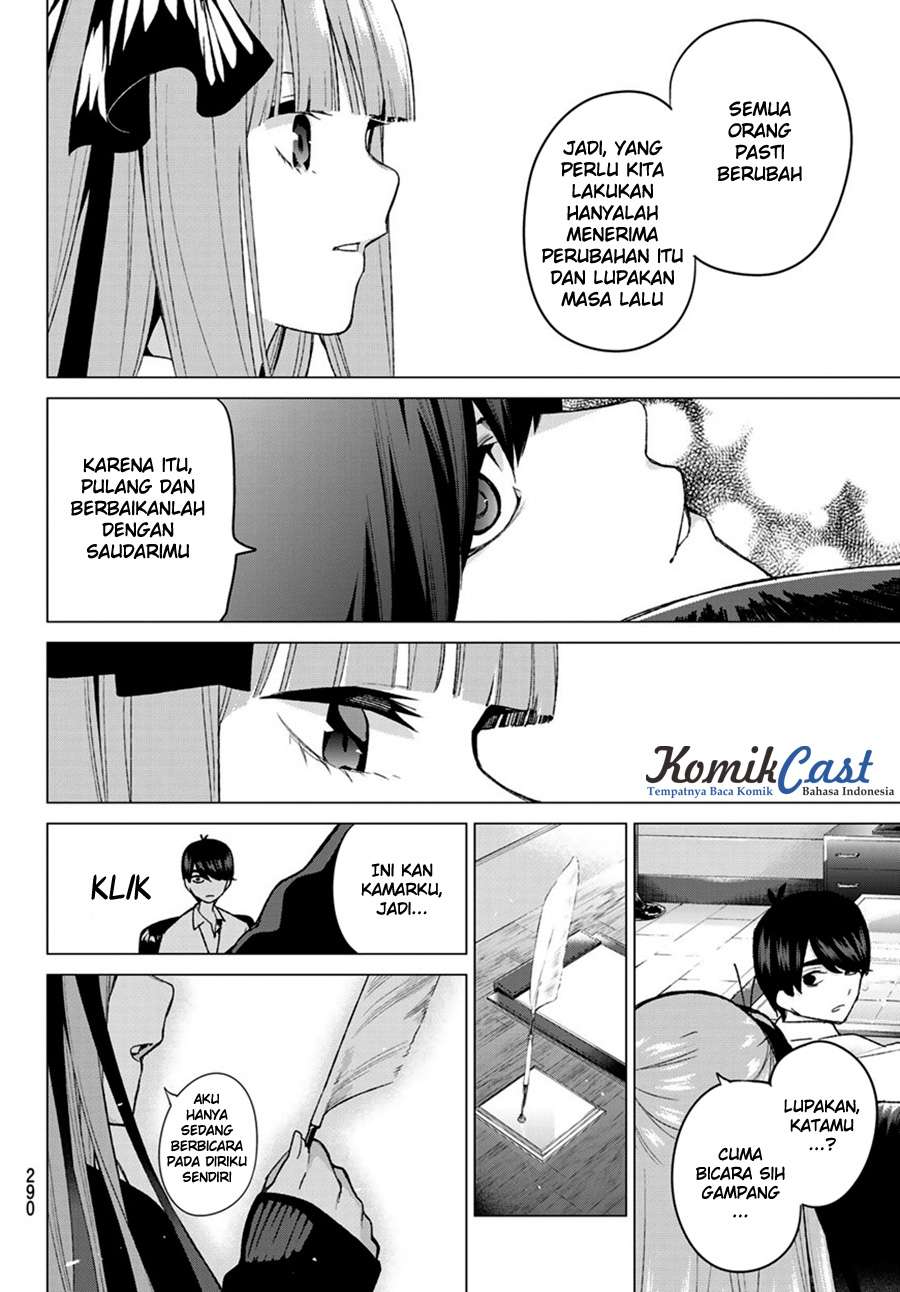 Go-toubun no Hanayome Chapter 43 - halaman 17