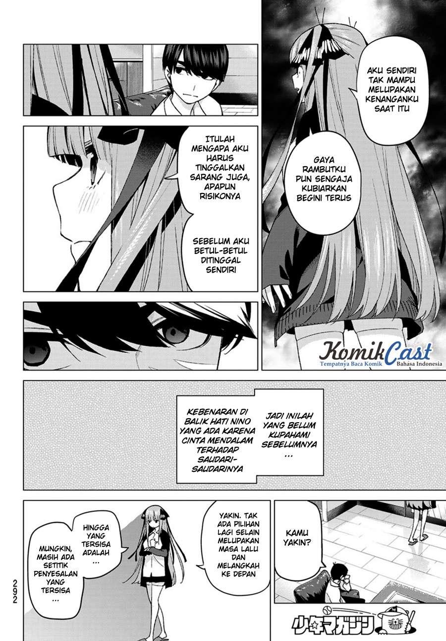 Go-toubun no Hanayome Chapter 43 - halaman 19