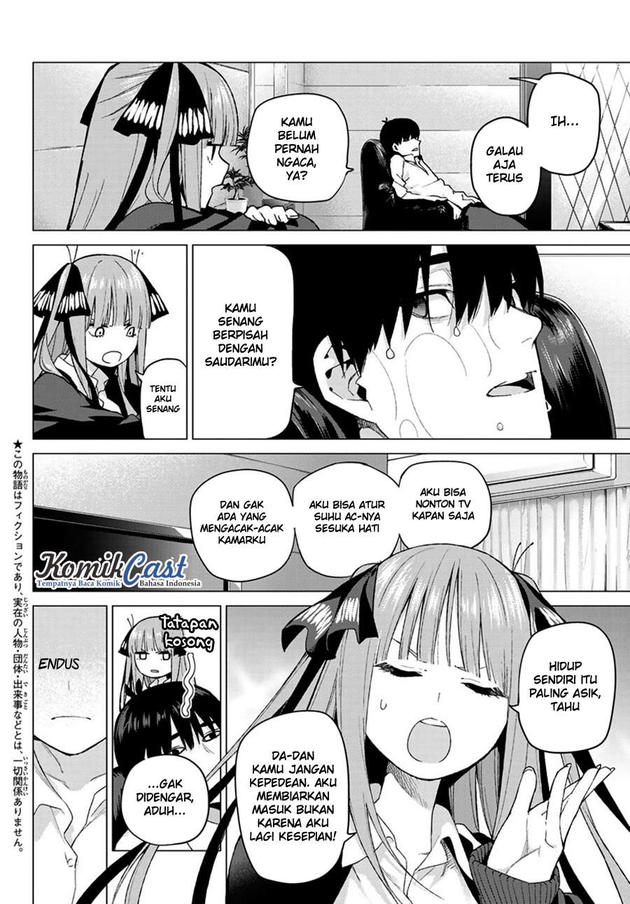 Go-toubun no Hanayome Chapter 43 - halaman 4