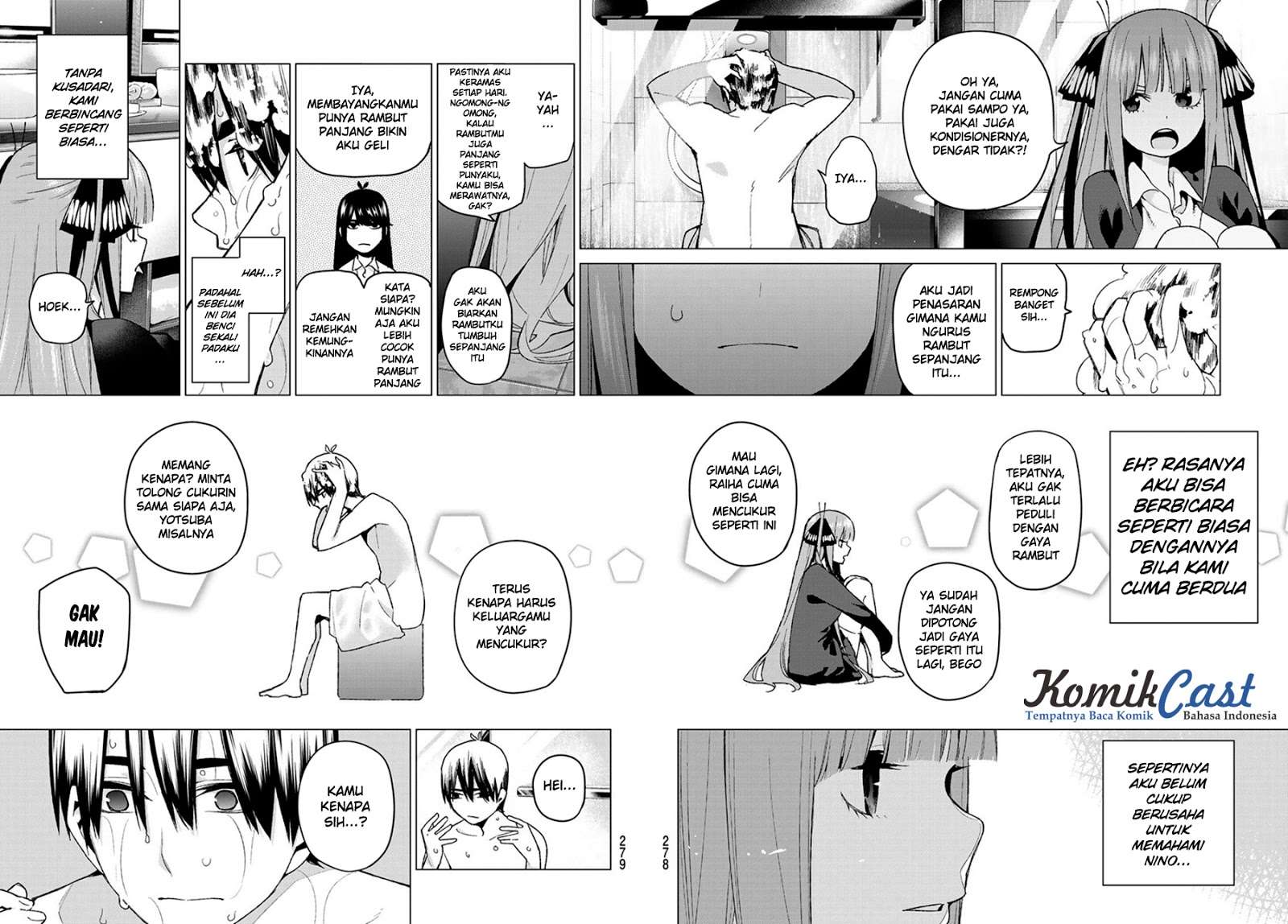 Go-toubun no Hanayome Chapter 43 - halaman 6