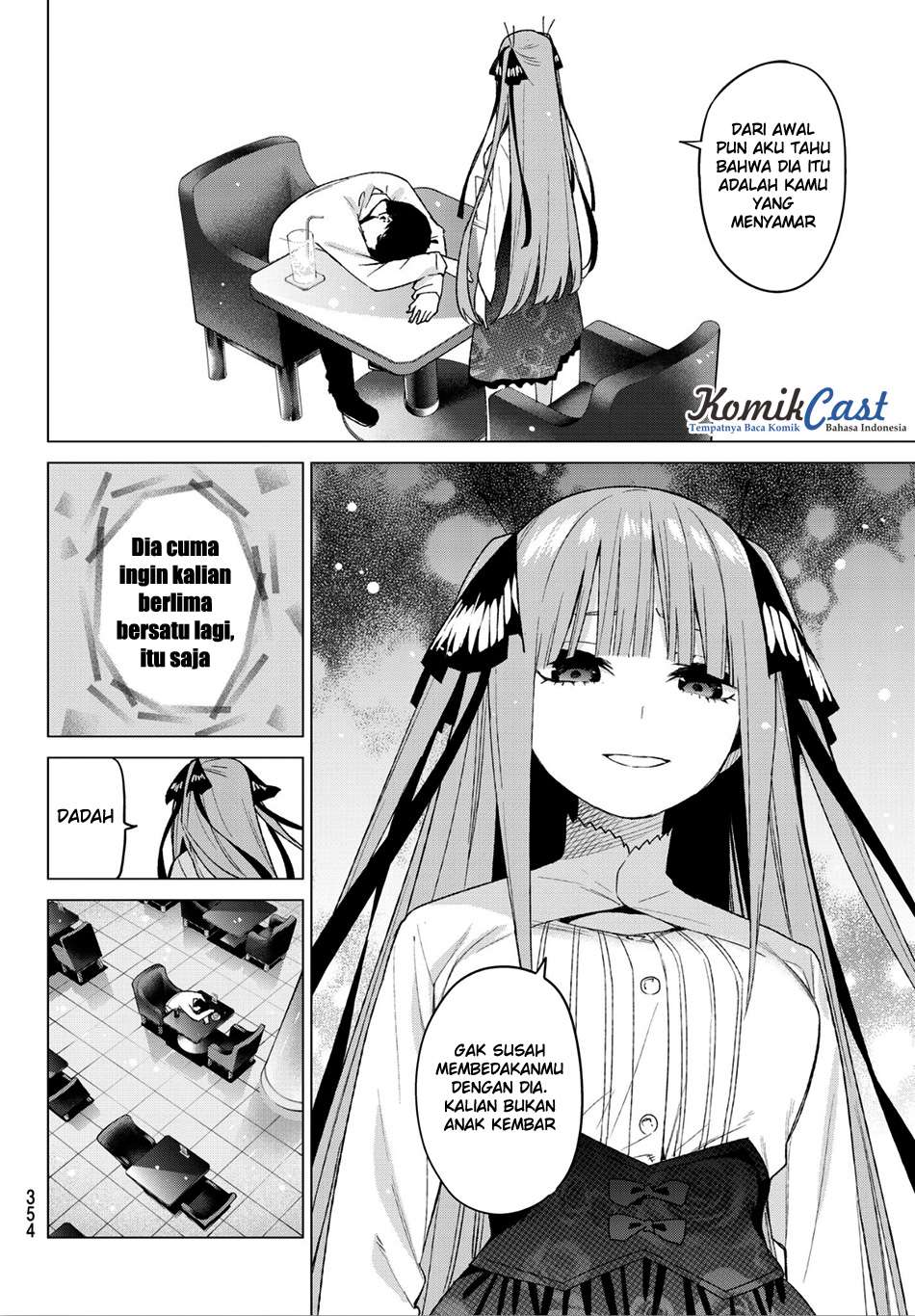 Go-toubun no Hanayome Chapter 44 - halaman 19