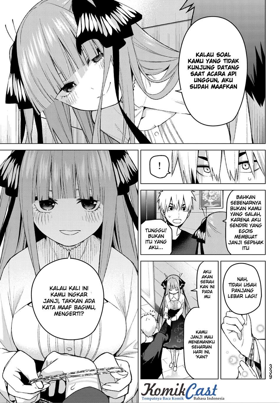 Go-toubun no Hanayome Chapter 44 - halaman 5