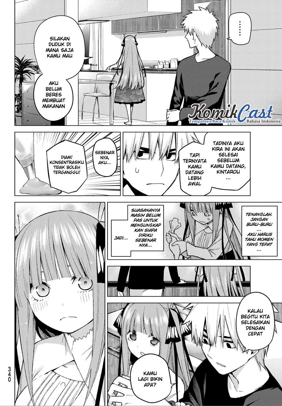 Go-toubun no Hanayome Chapter 44 - halaman 6