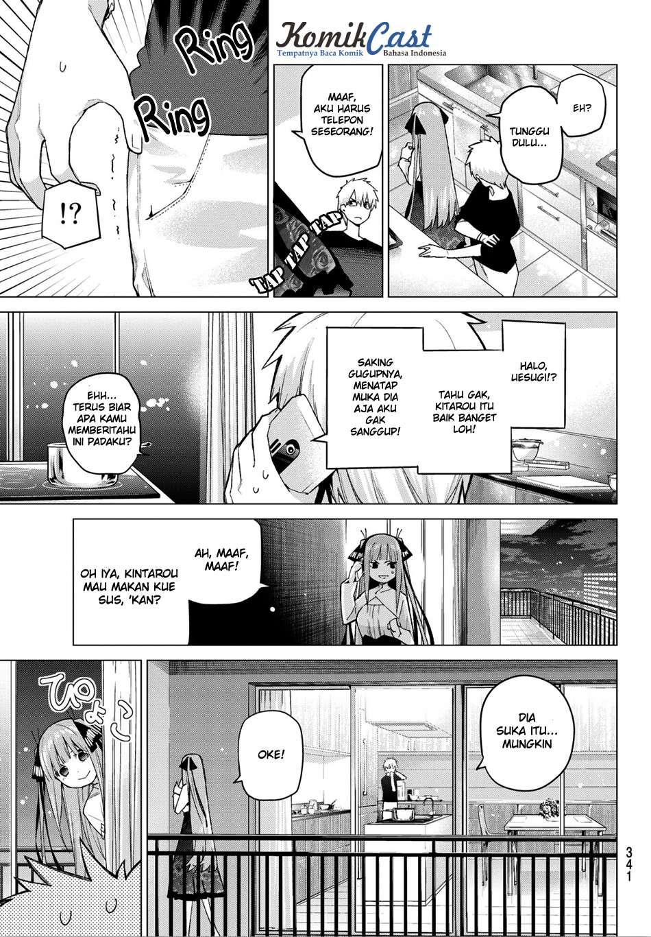 Go-toubun no Hanayome Chapter 44 - halaman 7