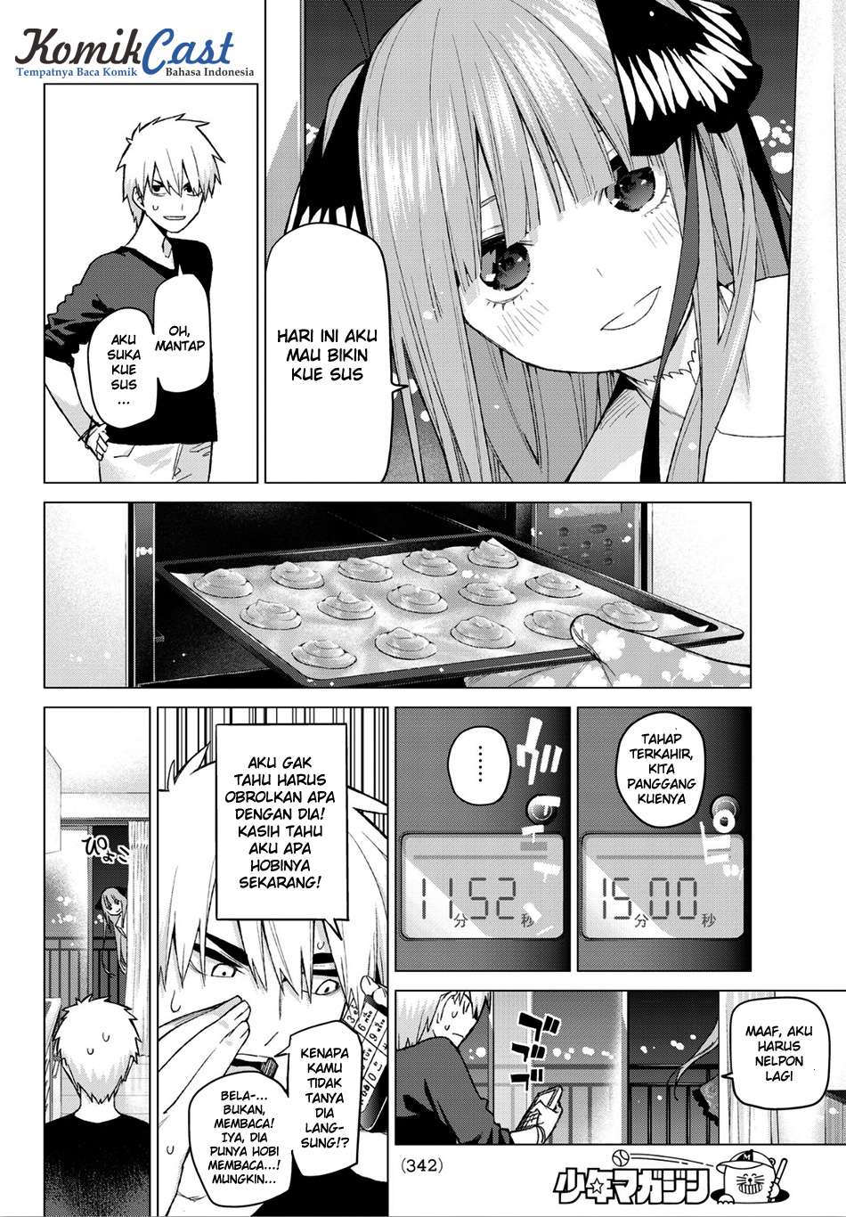 Go-toubun no Hanayome Chapter 44 - halaman 8