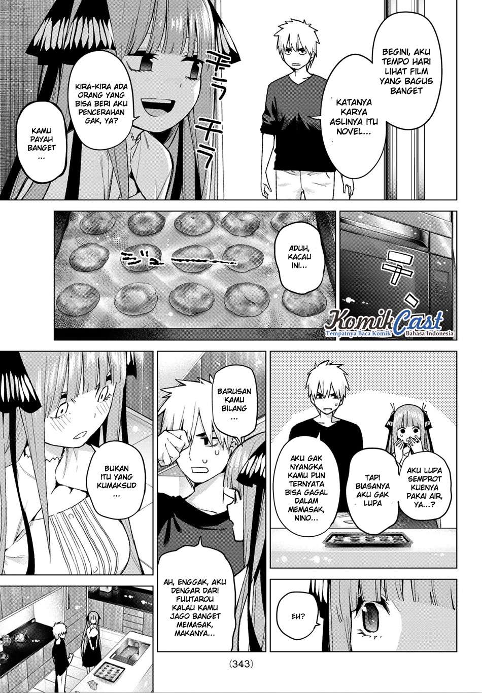 Go-toubun no Hanayome Chapter 44 - halaman 9