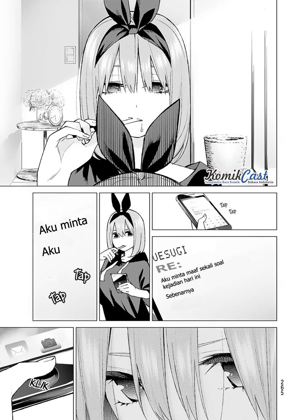 Go-toubun no Hanayome Chapter 45 - halaman 16