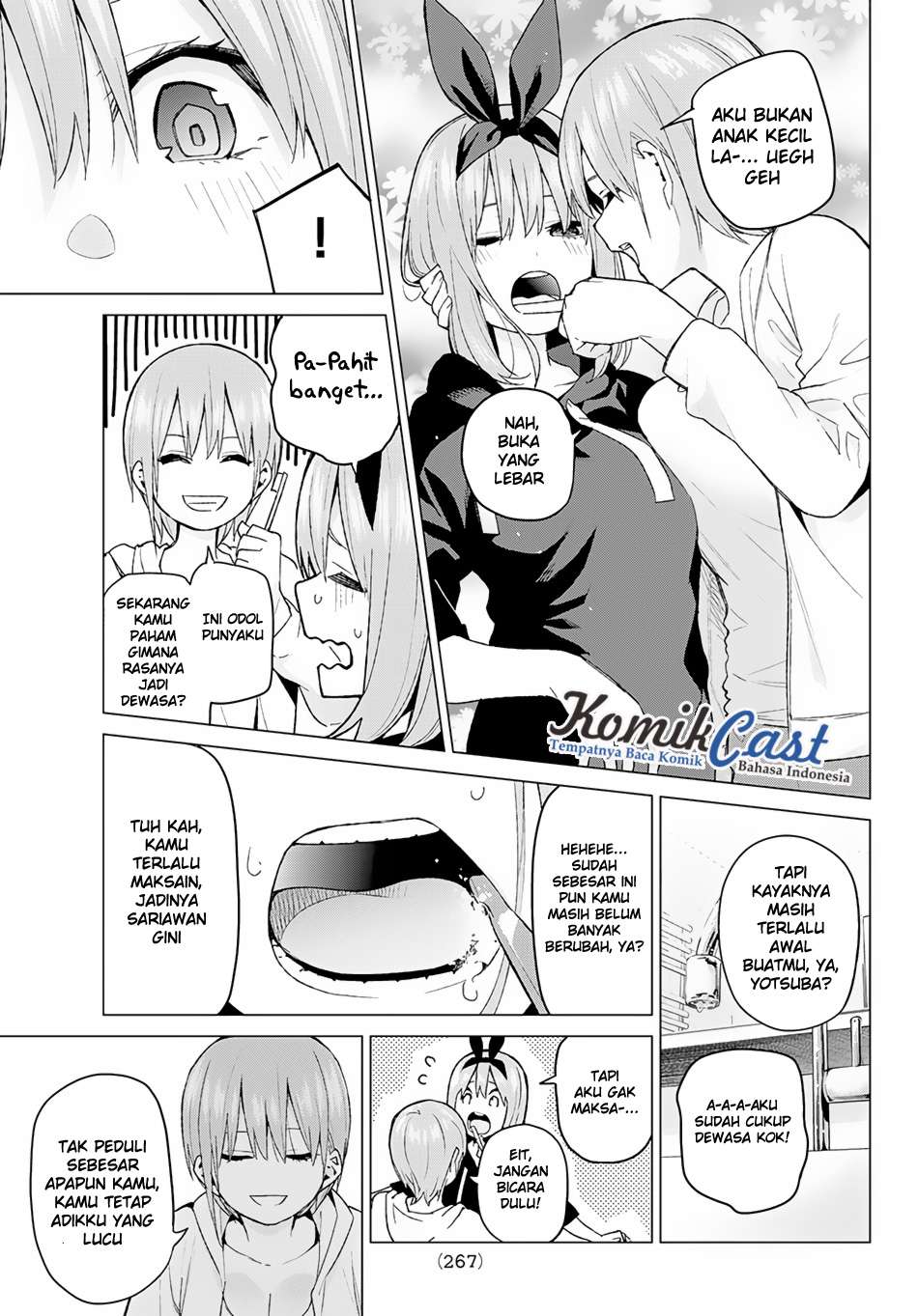 Go-toubun no Hanayome Chapter 45 - halaman 18