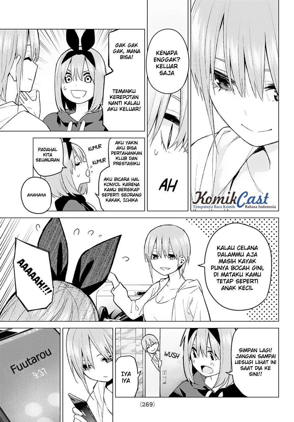 Go-toubun no Hanayome Chapter 45 - halaman 20