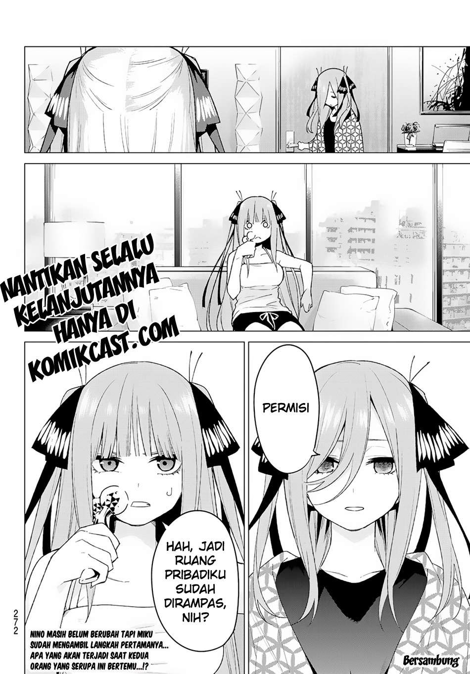 Go-toubun no Hanayome Chapter 45 - halaman 23