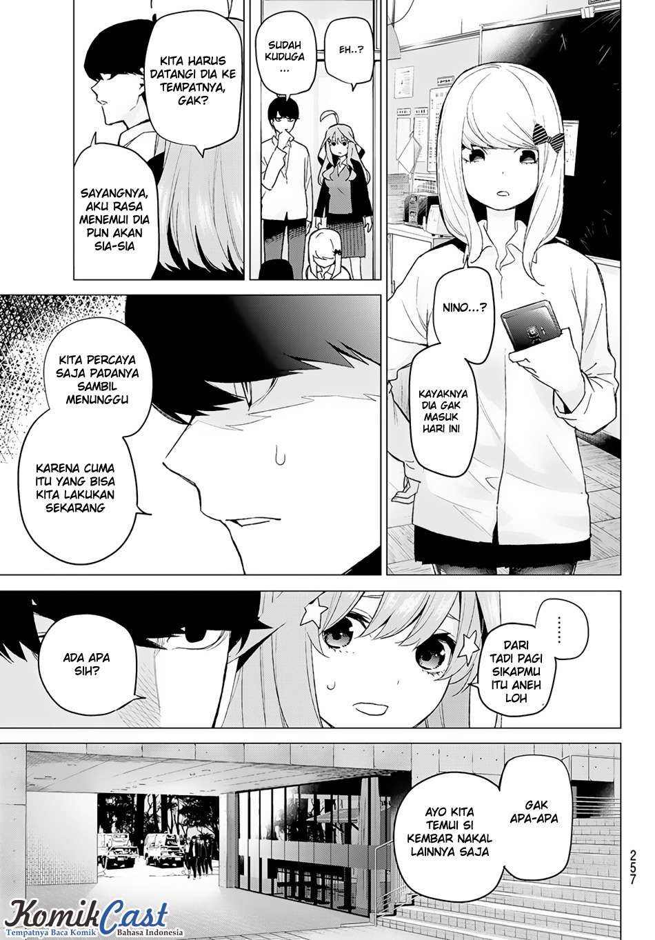 Go-toubun no Hanayome Chapter 45 - halaman 8