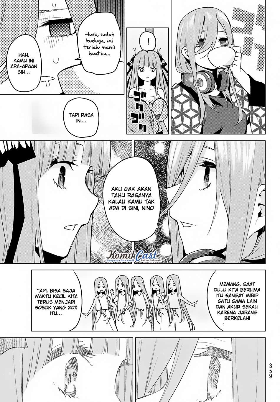Go-toubun no Hanayome Chapter 46 - halaman 14