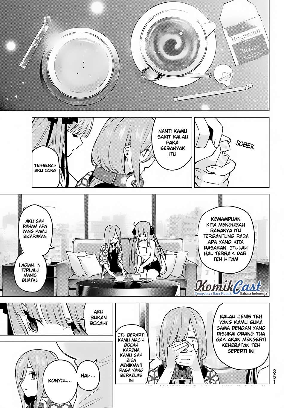 Go-toubun no Hanayome Chapter 46 - halaman 6