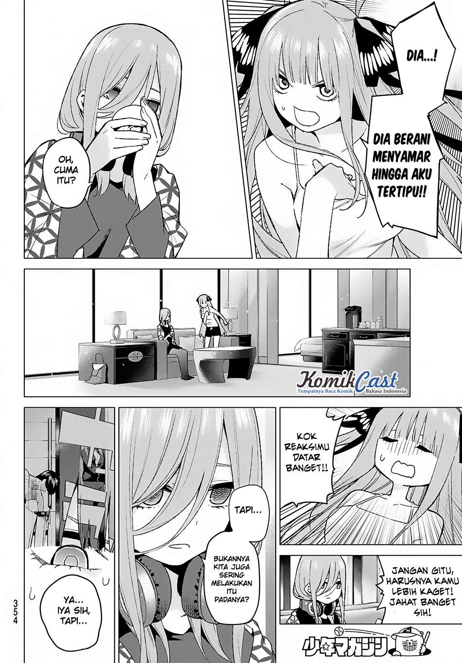 Go-toubun no Hanayome Chapter 46 - halaman 9