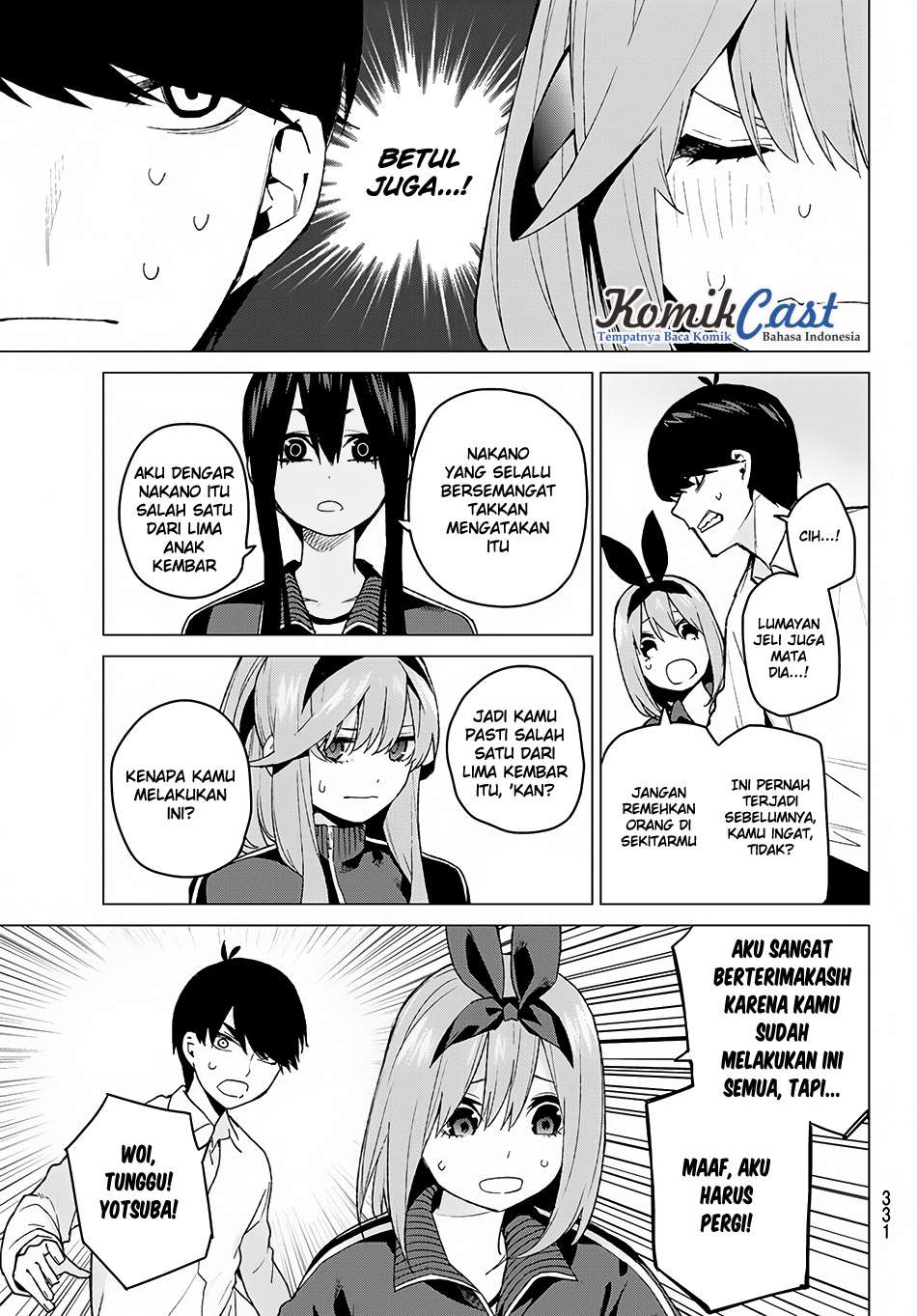 Go-toubun no Hanayome Chapter 47 - halaman 10