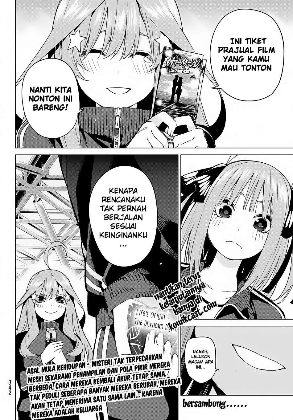 Go-toubun no Hanayome Chapter 47 - halaman 20