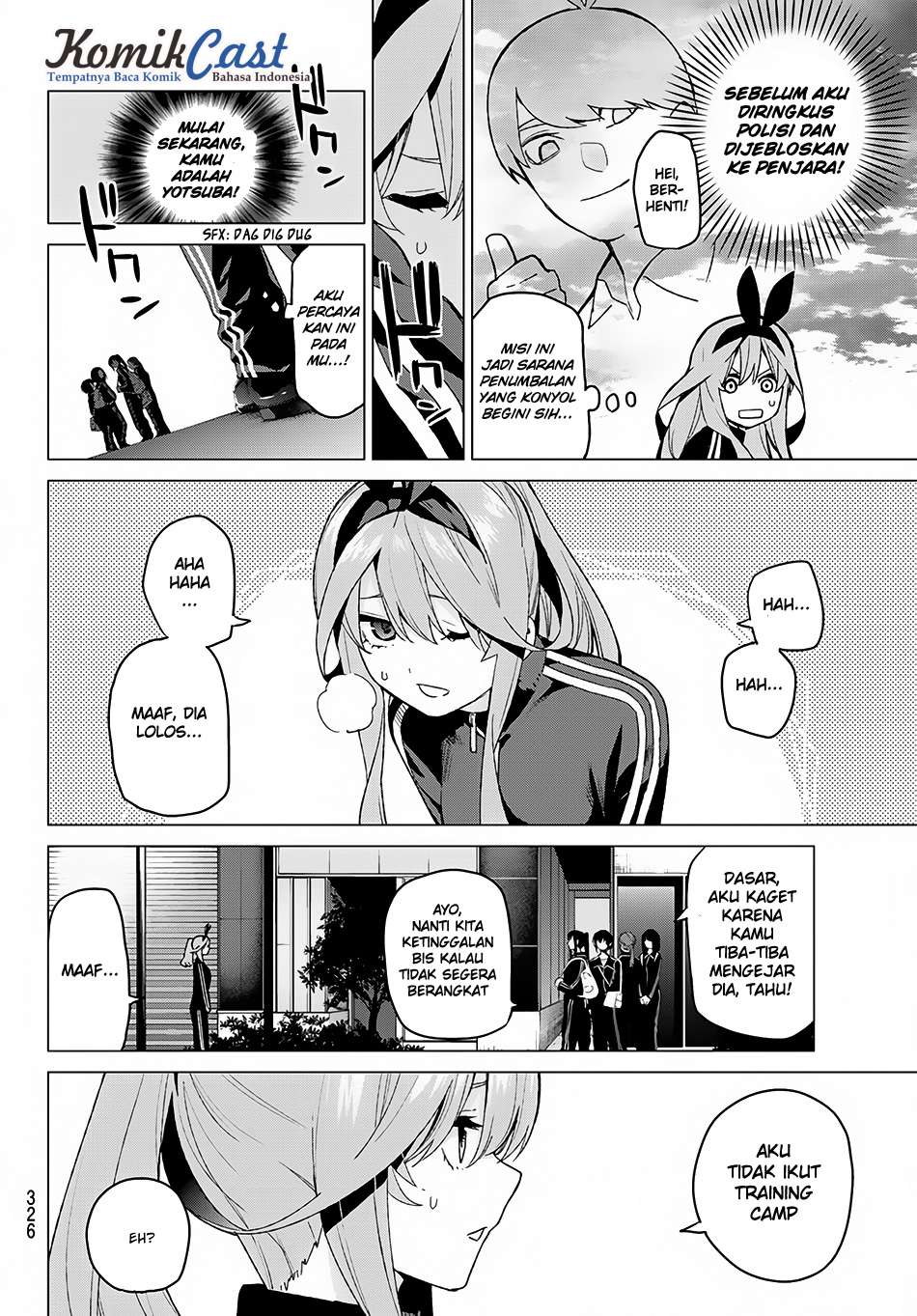 Go-toubun no Hanayome Chapter 47 - halaman 5