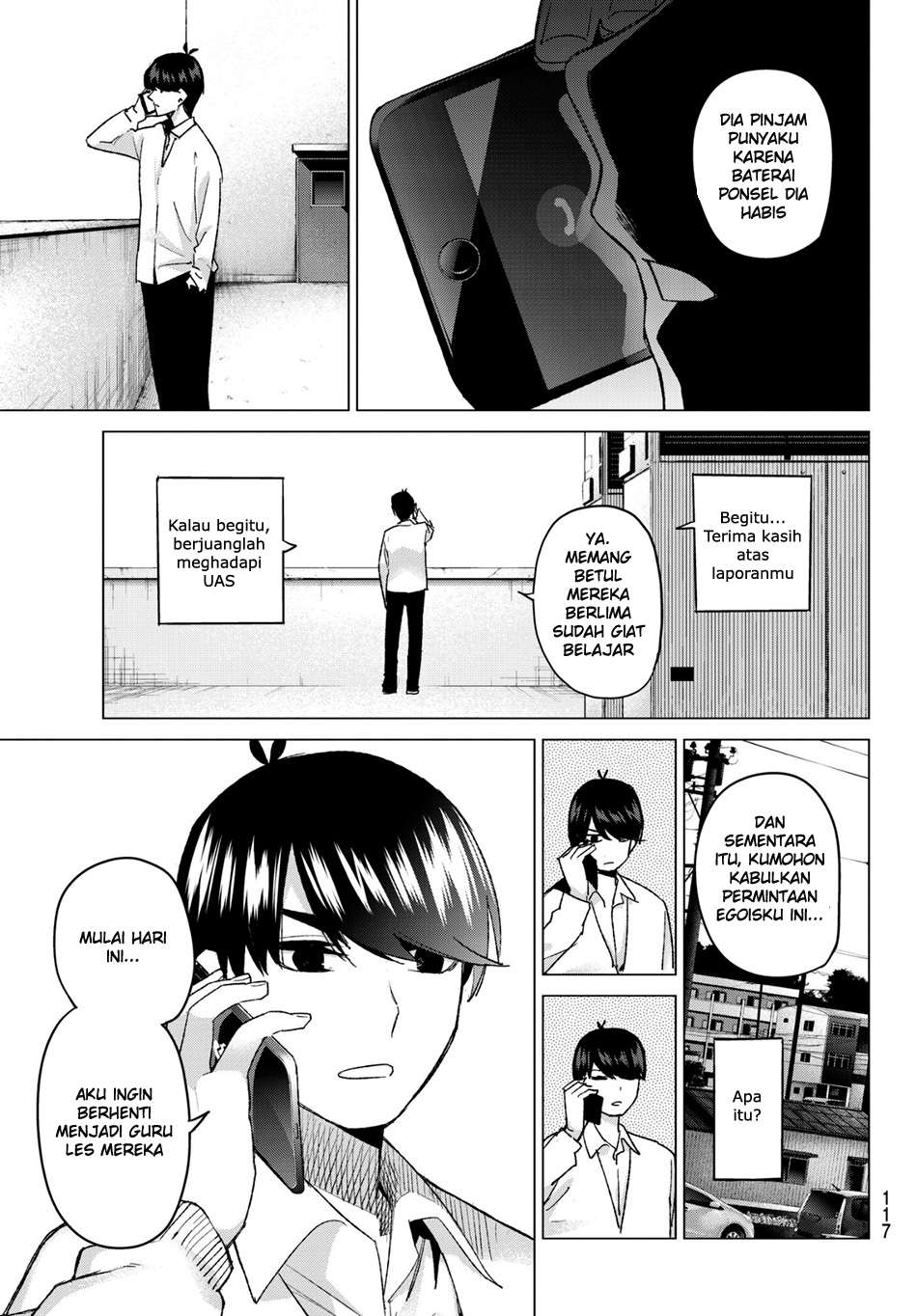 Go-toubun no Hanayome Chapter 48 - halaman 15