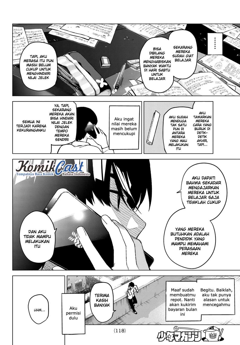 Go-toubun no Hanayome Chapter 48 - halaman 16