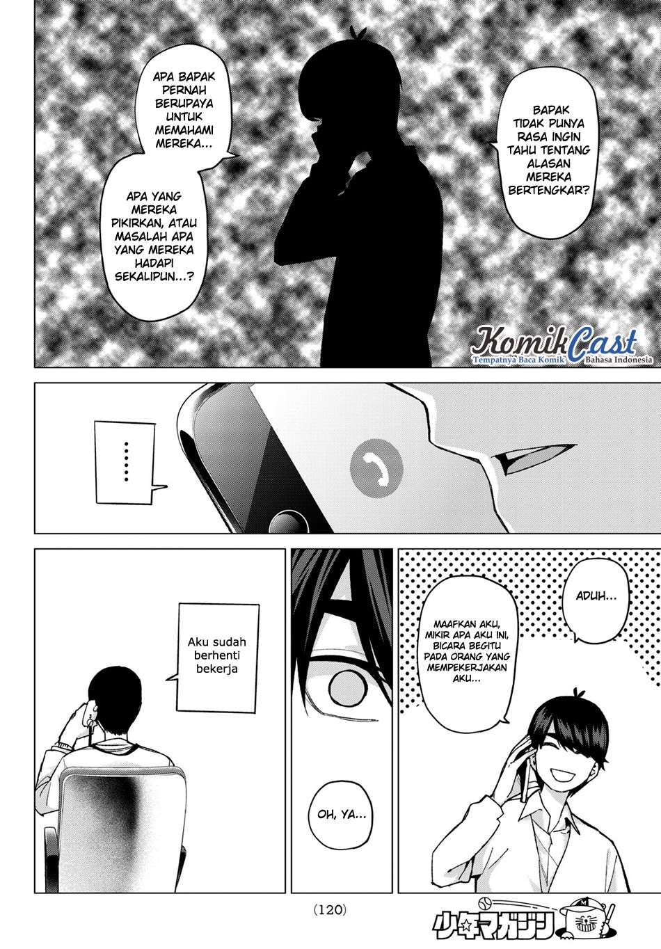 Go-toubun no Hanayome Chapter 48 - halaman 18