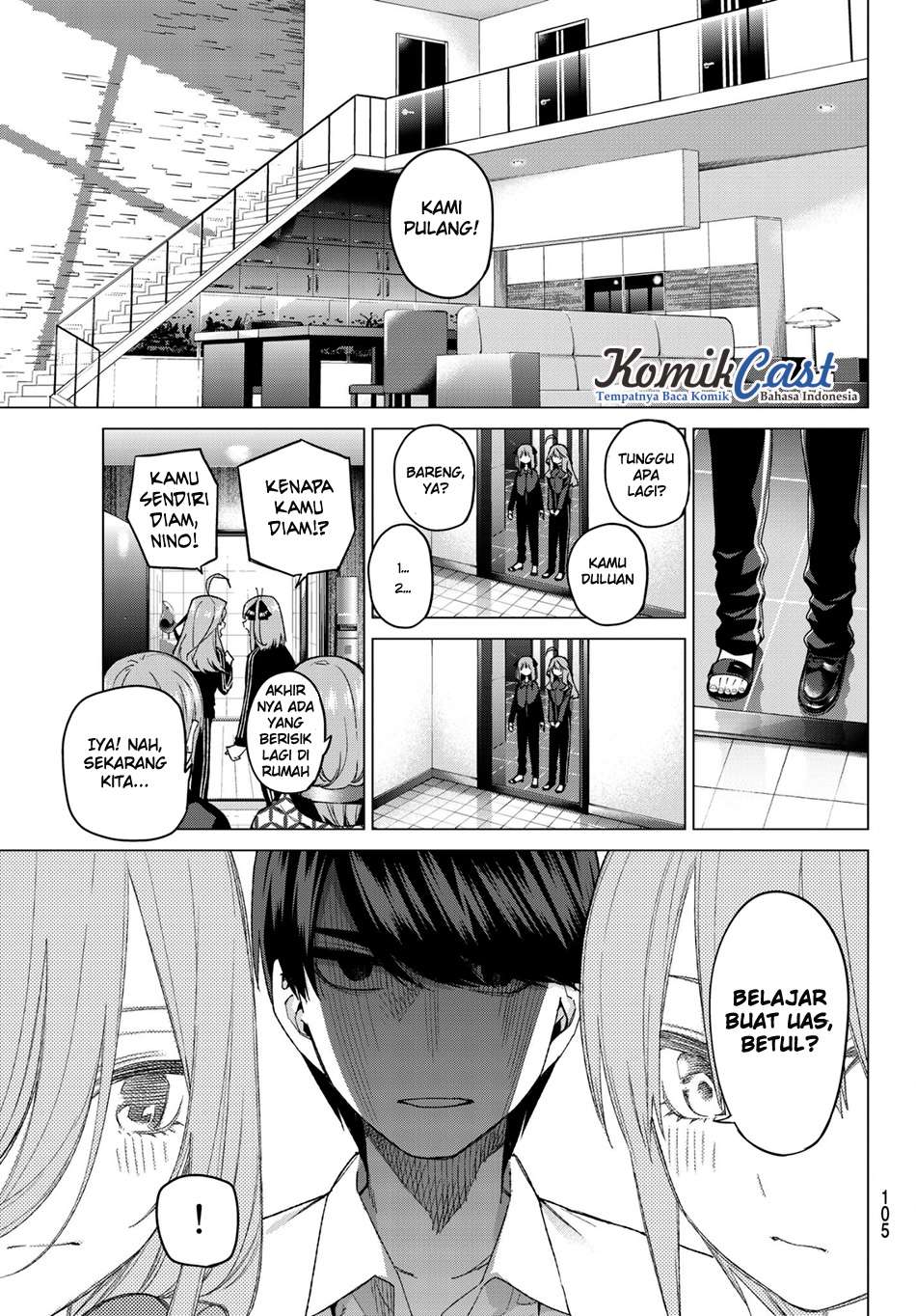Go-toubun no Hanayome Chapter 48 - halaman 4
