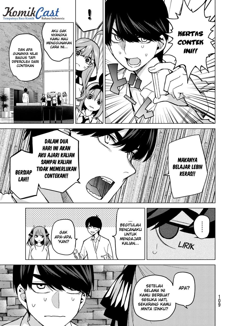 Go-toubun no Hanayome Chapter 48 - halaman 8