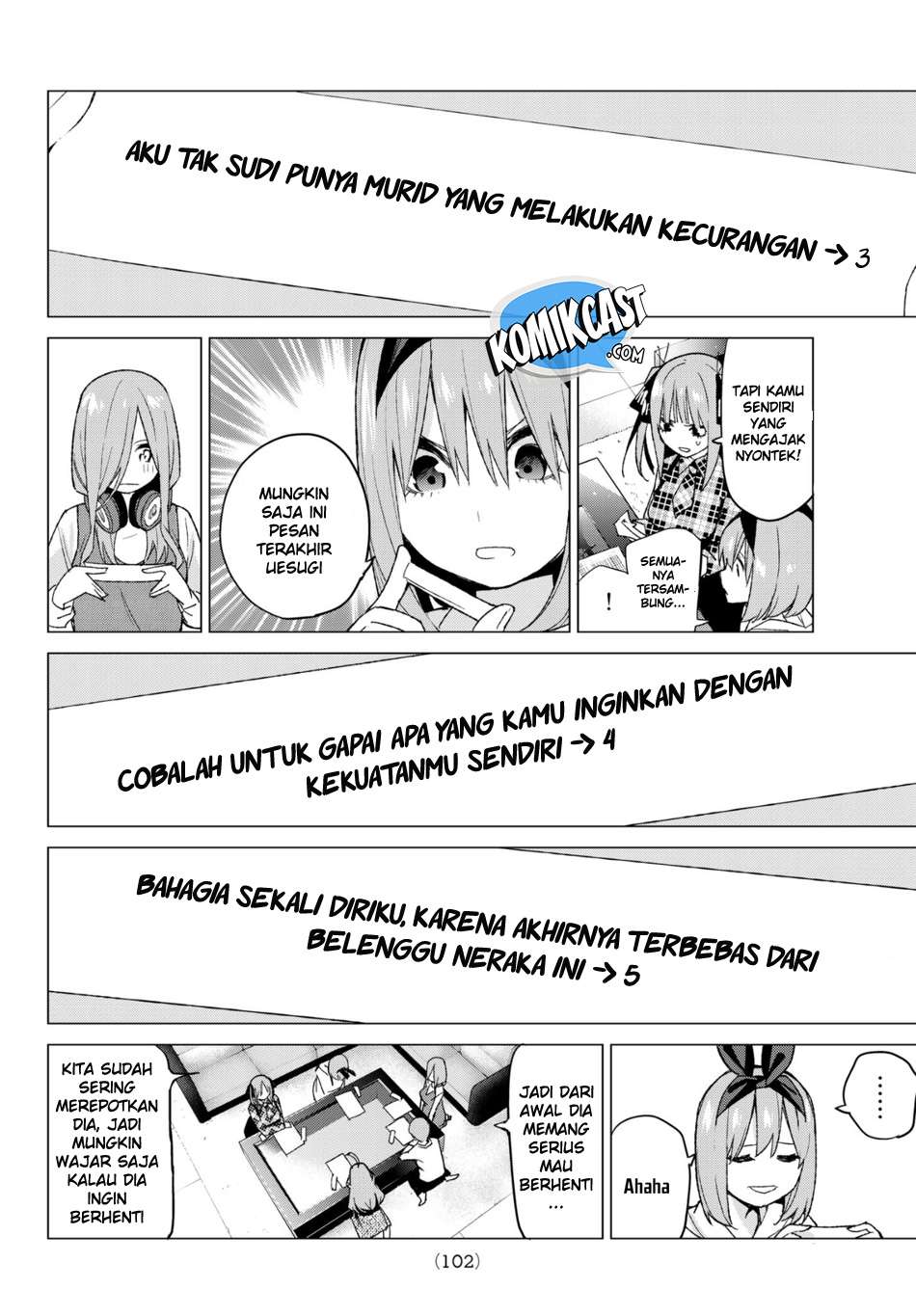 Go-toubun no Hanayome Chapter 49 - halaman 18