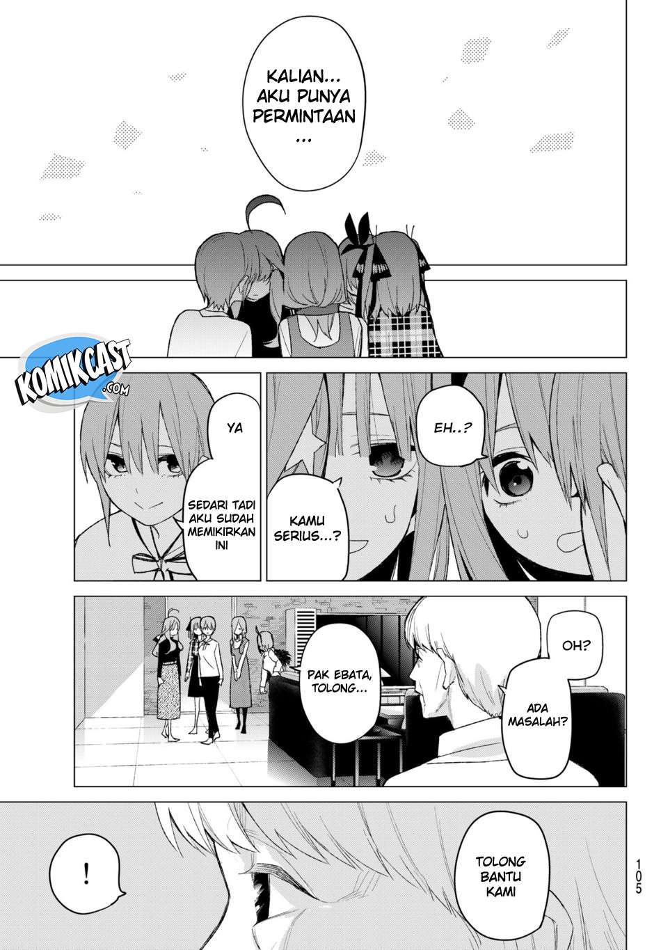Go-toubun no Hanayome Chapter 49 - halaman 21