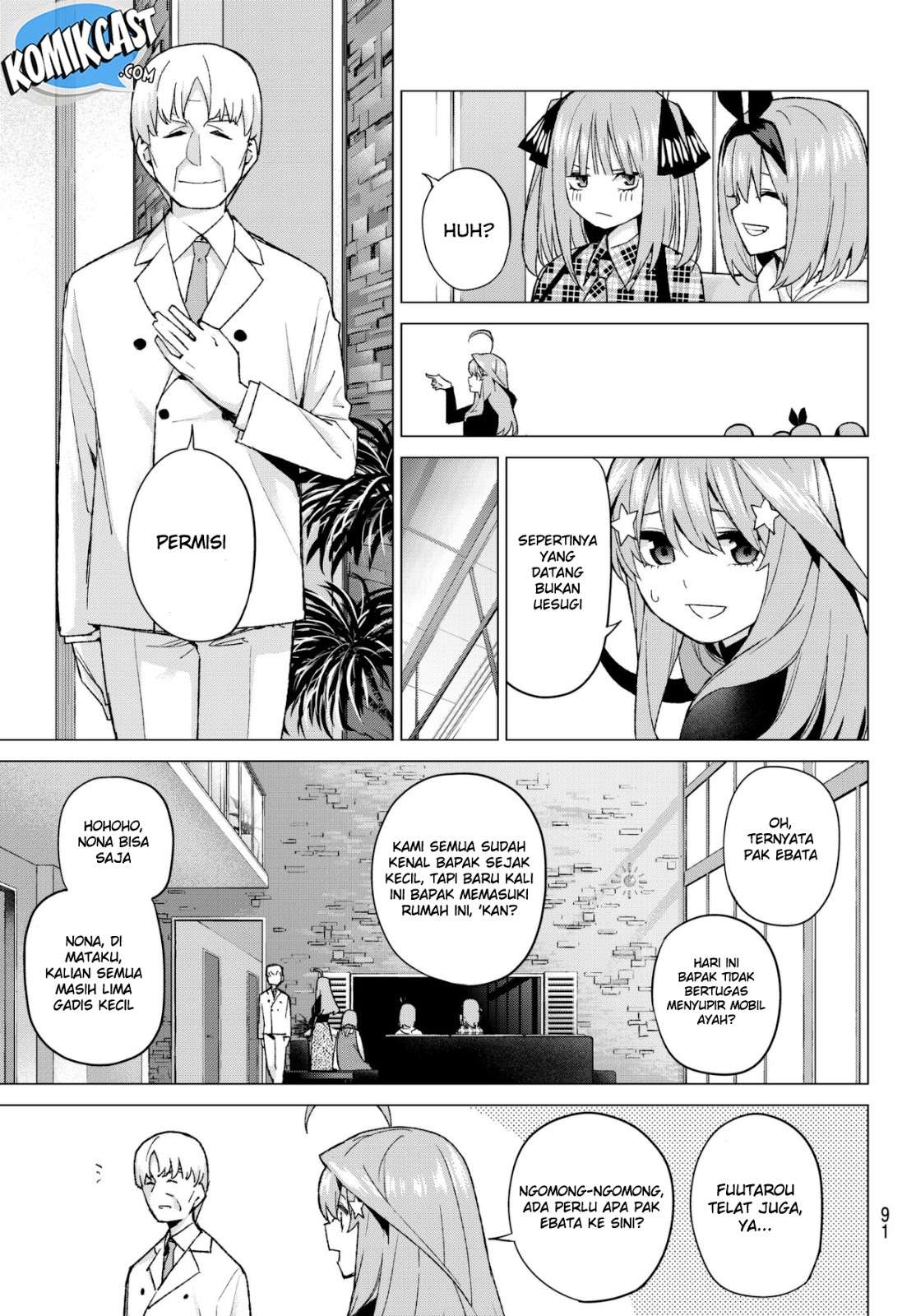 Go-toubun no Hanayome Chapter 49 - halaman 6