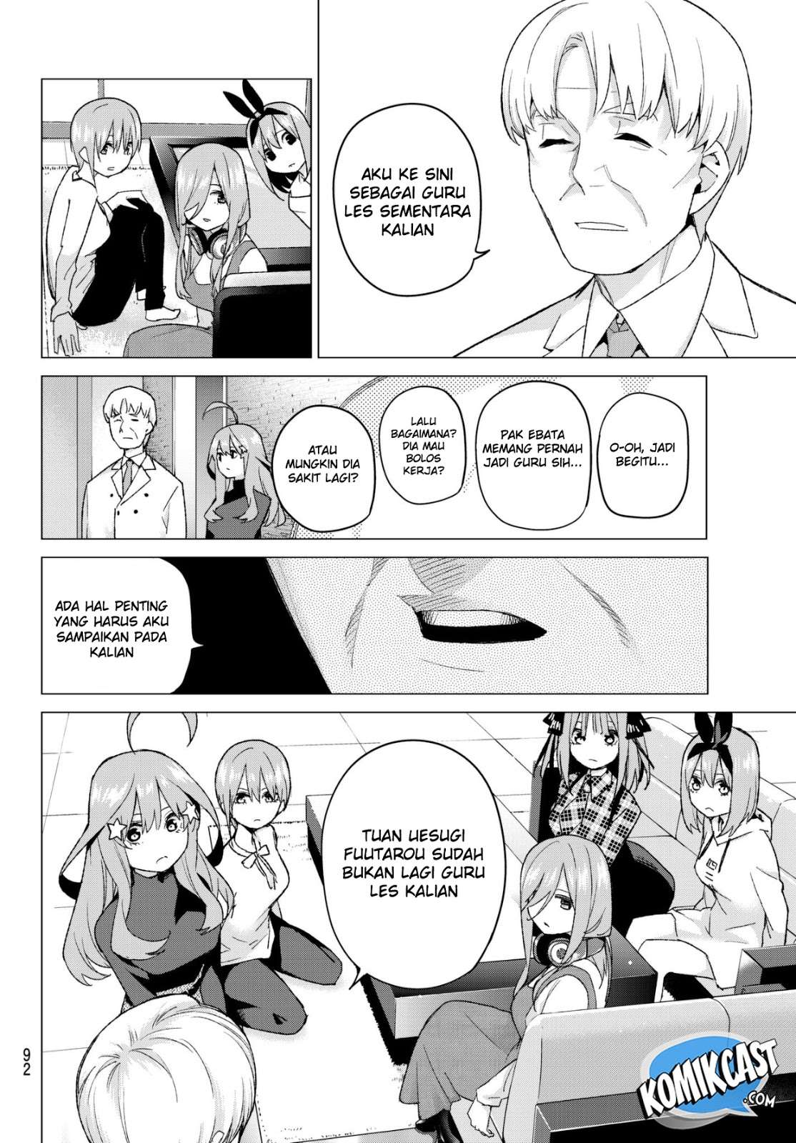 Go-toubun no Hanayome Chapter 49 - halaman 7