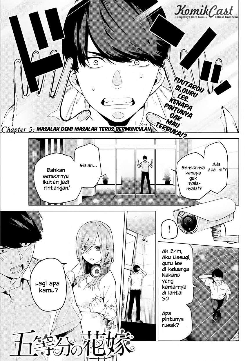 Go-toubun no Hanayome Chapter 5 - halaman 1