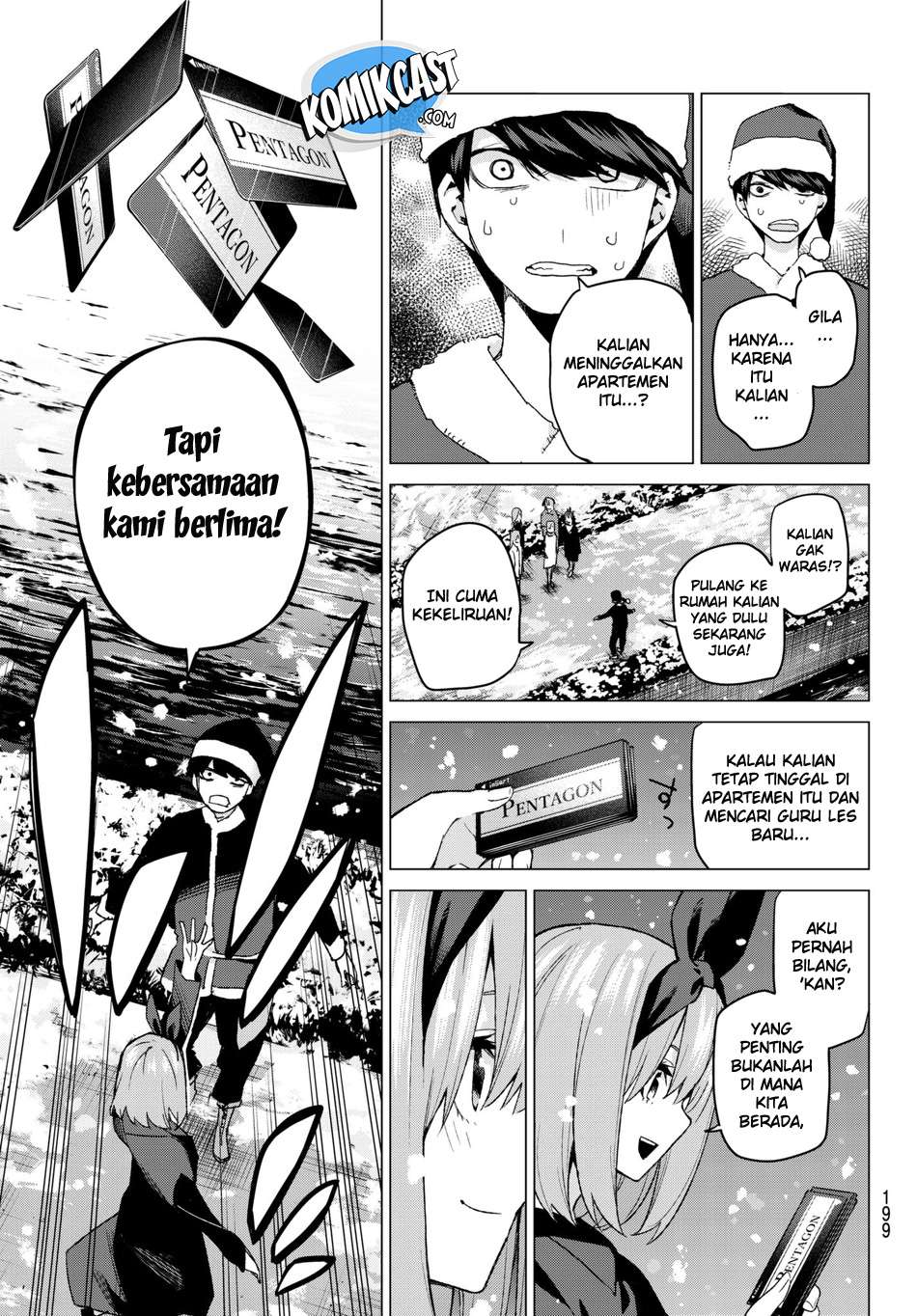 Go-toubun no Hanayome Chapter 50 - halaman 10
