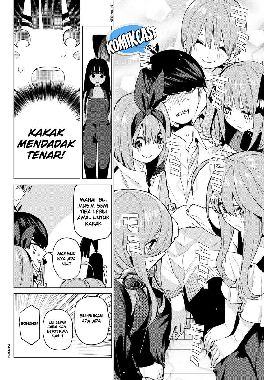 Go-toubun no Hanayome Chapter 51 - halaman 10