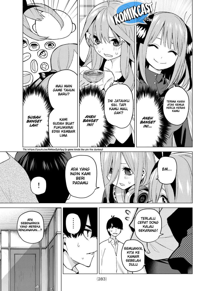 Go-toubun no Hanayome Chapter 51 - halaman 11