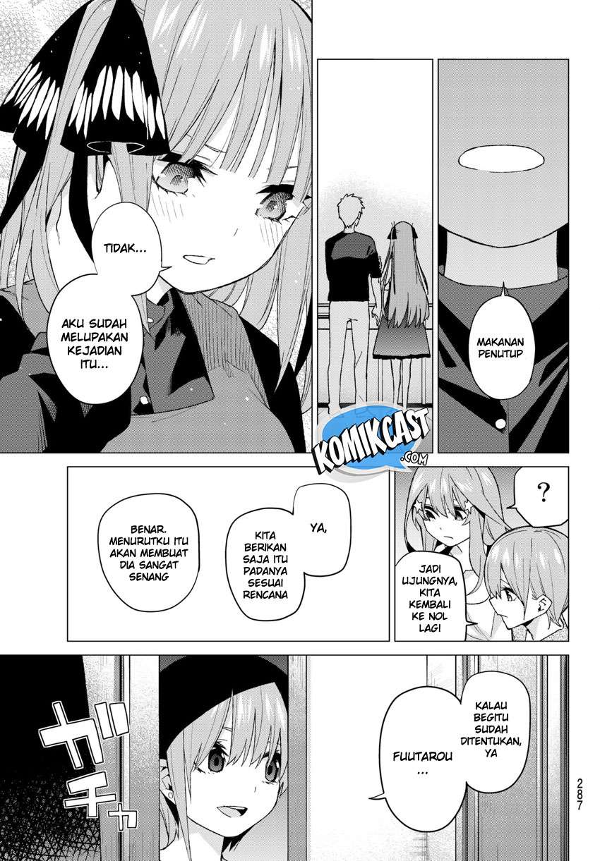 Go-toubun no Hanayome Chapter 51 - halaman 16