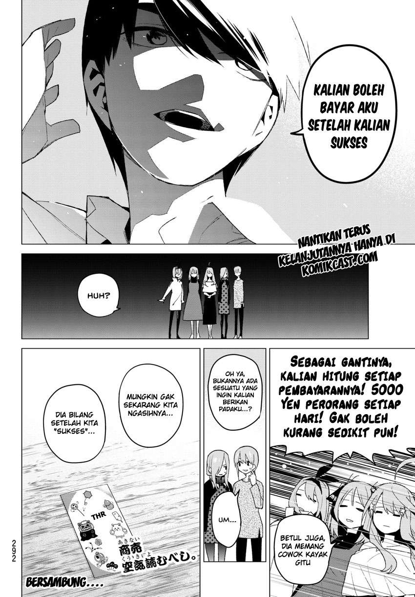 Go-toubun no Hanayome Chapter 51 - halaman 21