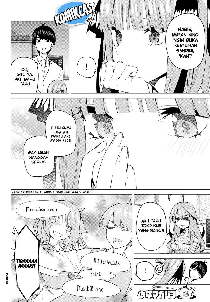 Go-toubun no Hanayome Chapter 52 - halaman 16