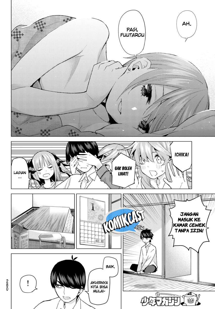 Go-toubun no Hanayome Chapter 52 - halaman 5