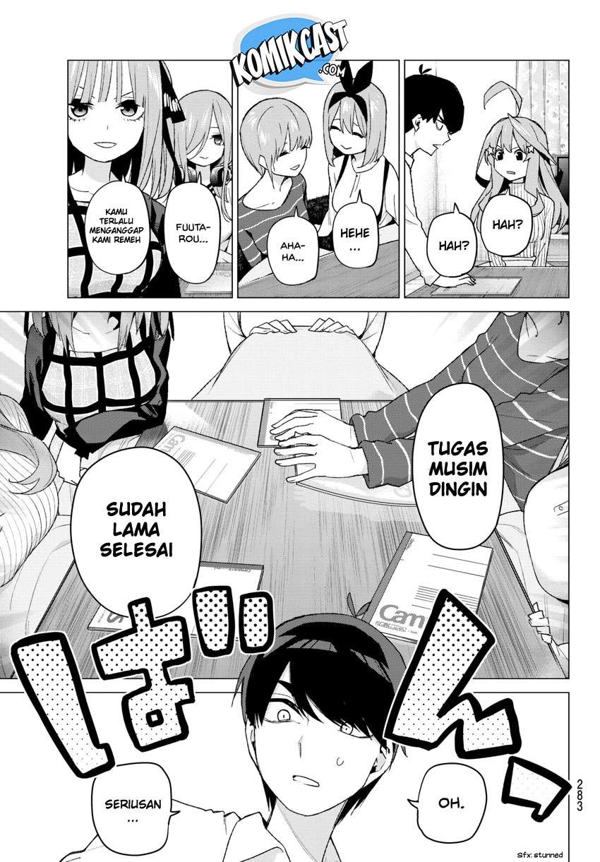 Go-toubun no Hanayome Chapter 52 - halaman 8