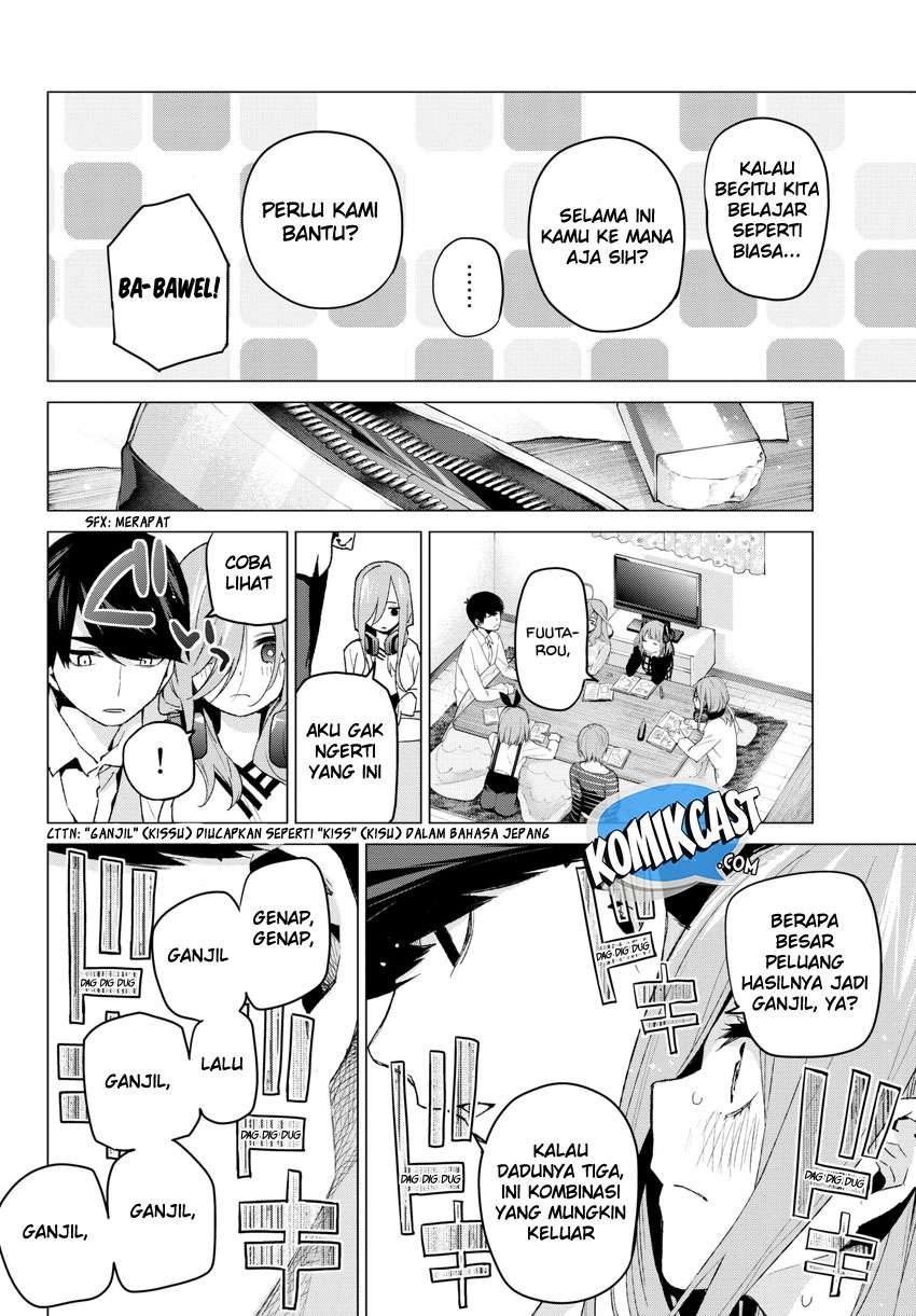 Go-toubun no Hanayome Chapter 52 - halaman 9