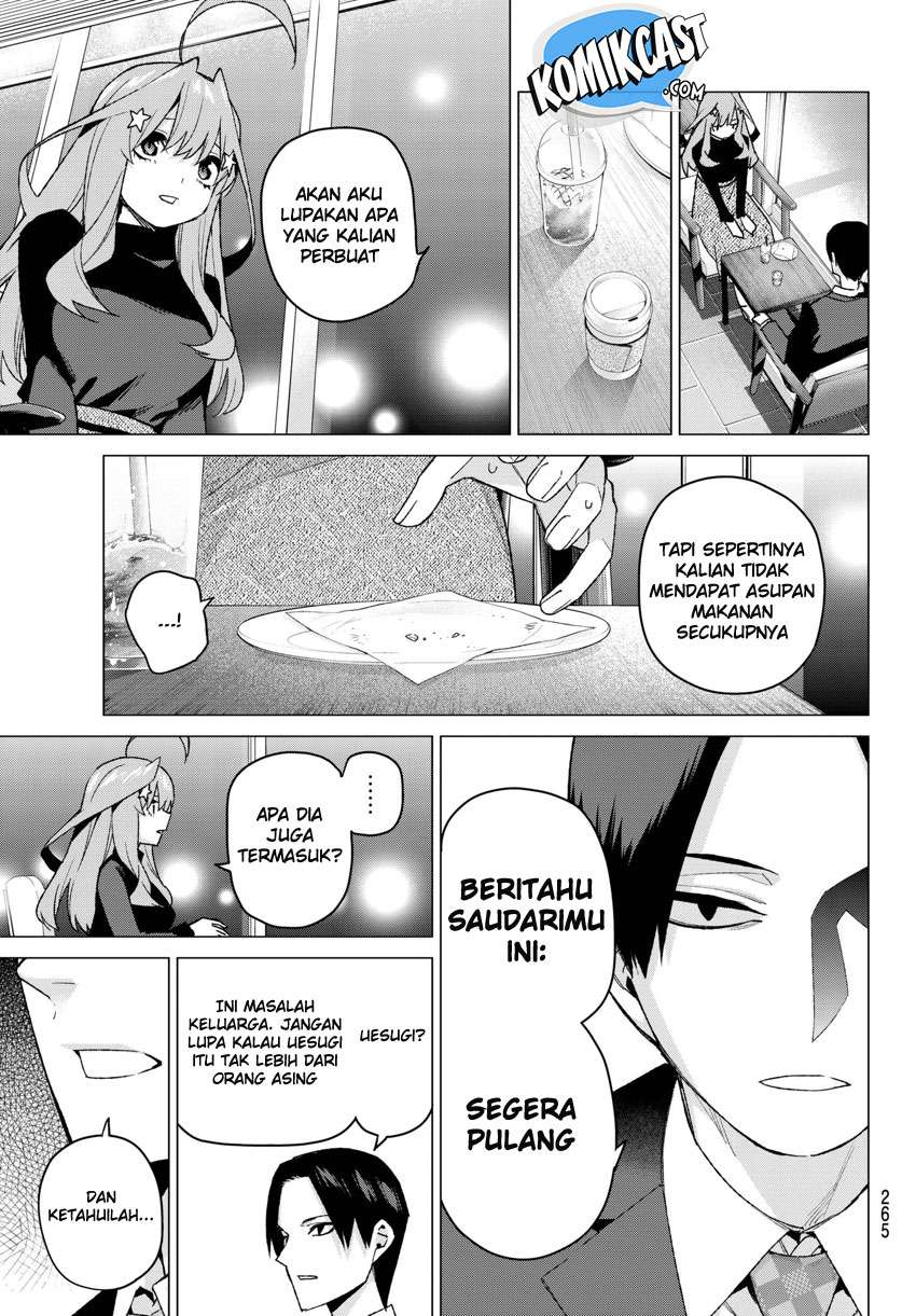 Go-toubun no Hanayome Chapter 54 - halaman 10