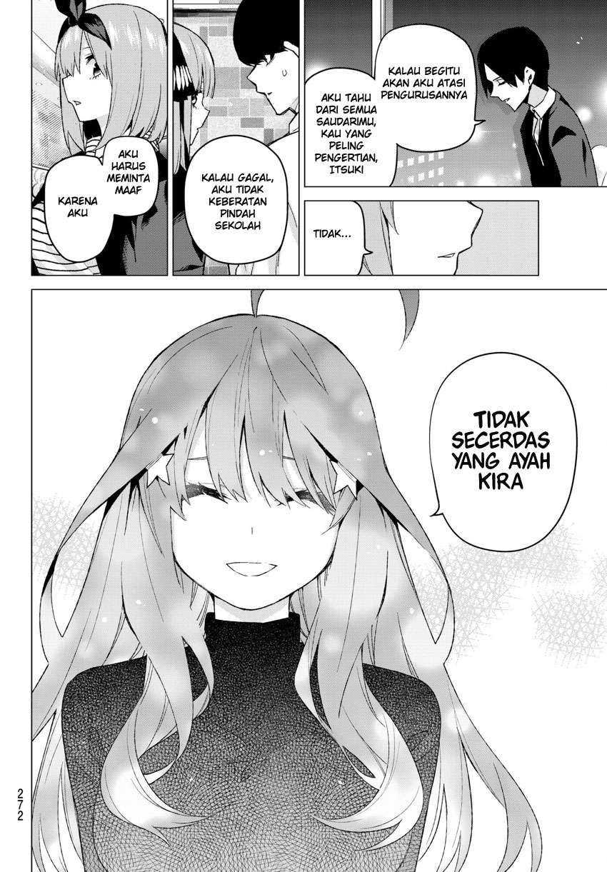 Go-toubun no Hanayome Chapter 54 - halaman 18