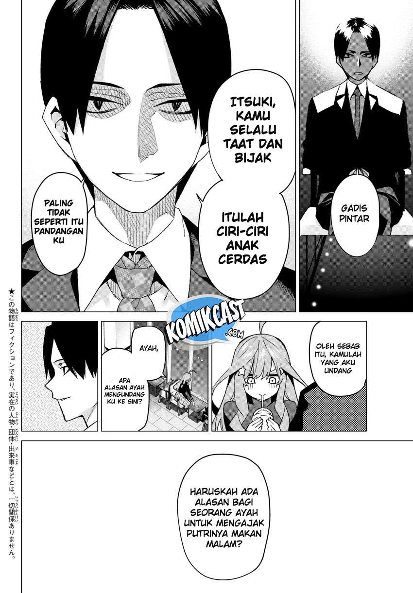 Go-toubun no Hanayome Chapter 54 - halaman 3