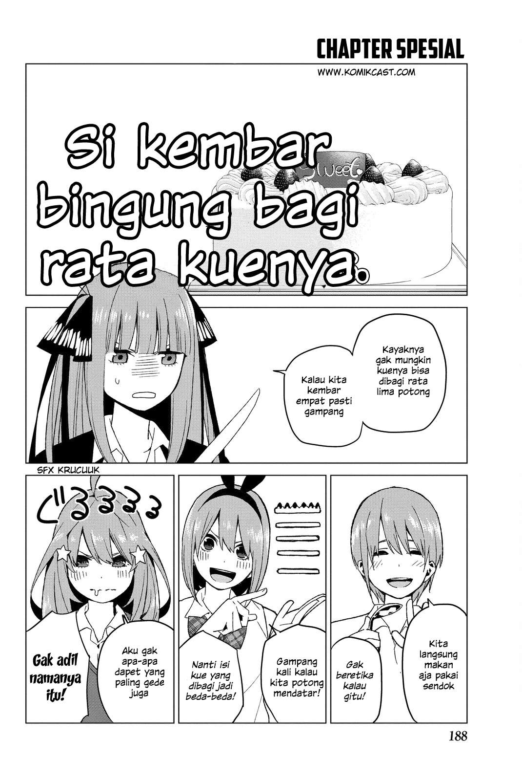 Go-toubun no Hanayome Chapter 55 - halaman 7