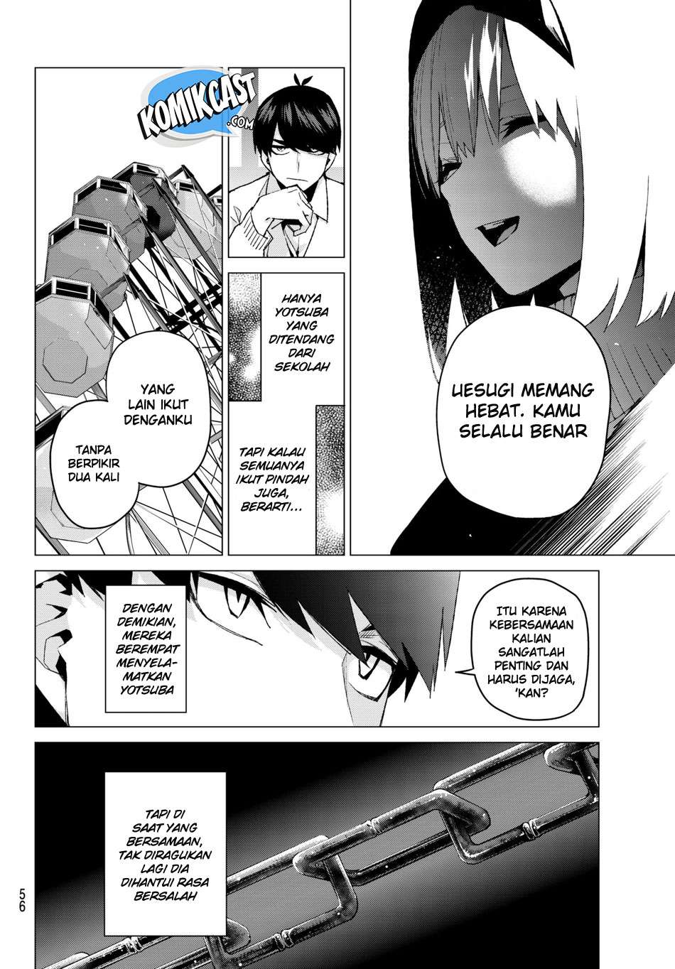 Go-toubun no Hanayome Chapter 56 - halaman 14