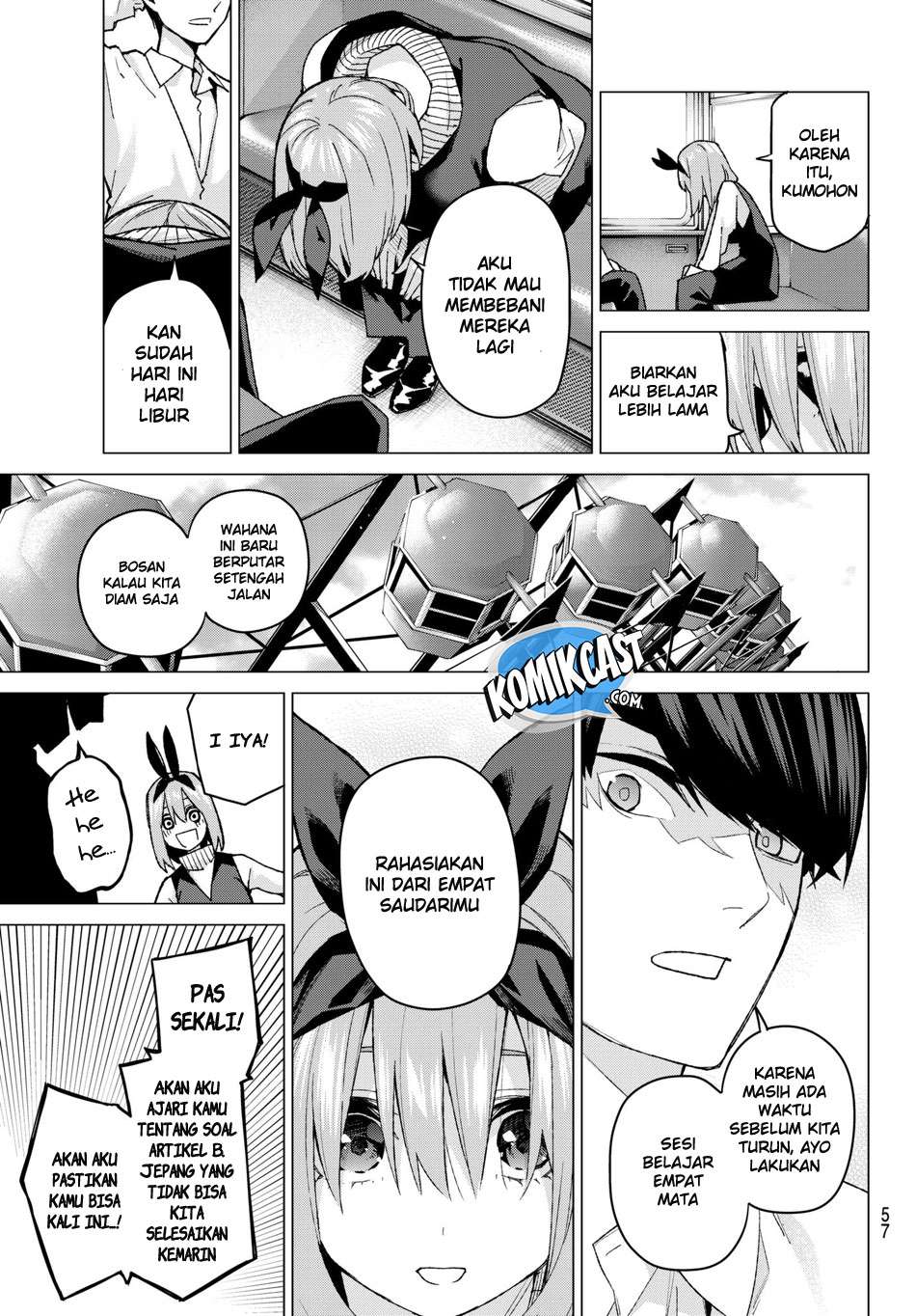Go-toubun no Hanayome Chapter 56 - halaman 15